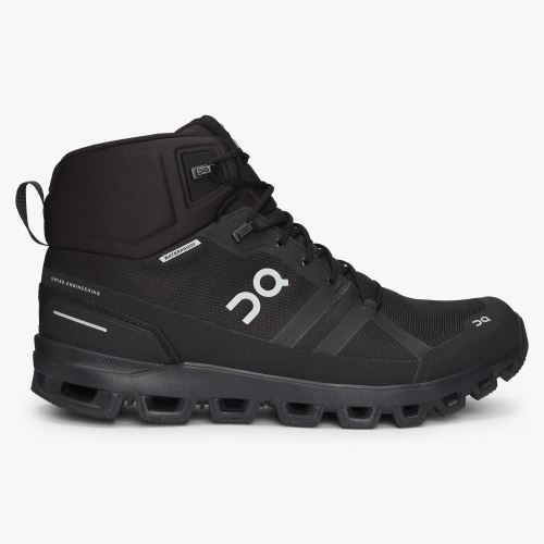 Scarpe Trekking ON Cloudrock Waterproof Uomo Nere IT 00609